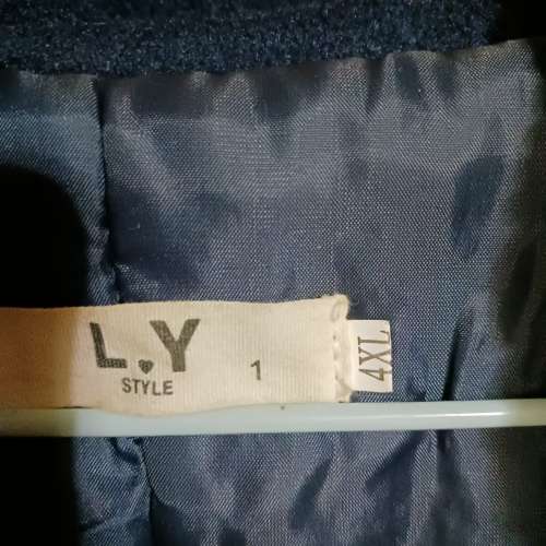 LY style 抓毛外套秋褸 fleece jacket / coat (Size : 4XL)