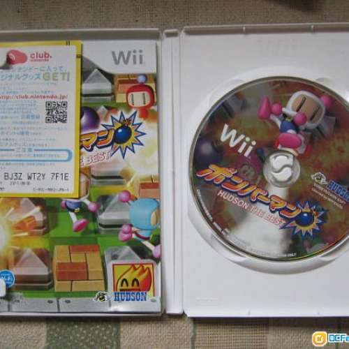 Wii 日版 Game {Bomberman Blast} 一隻