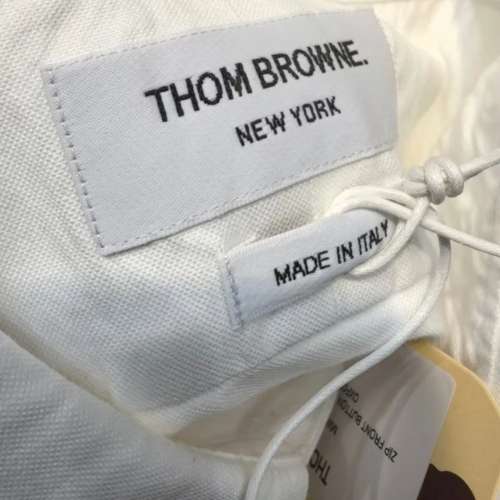 全新THOM BROWNE拉鍊恤衫