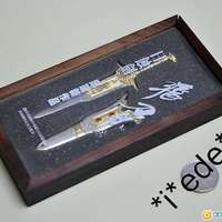 5套漫畫飛刀神兵模型（日蝕劍、刀不義[金/銀]、天九刀、海潮）