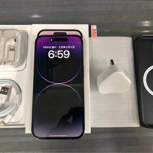 Purple - Full set 99%new iPhone 14 pro 256gb battery 91% one