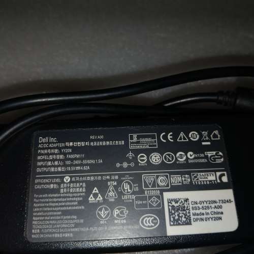 Dell FA90PM111 90W 19.5V 手提電腦火牛 (YY20N)