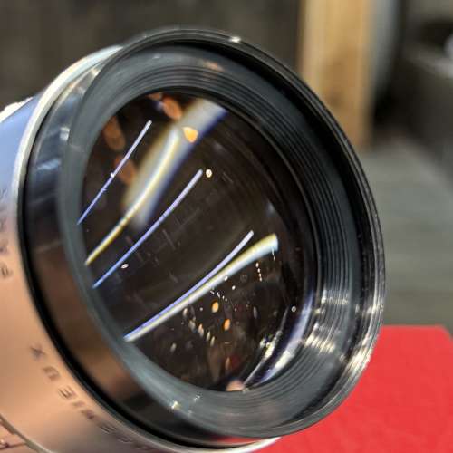 Angenieux Exakta 180mm f4.5 silver lens Type P21