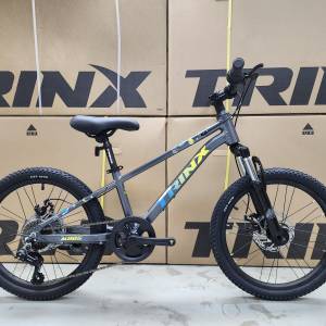 《送兒童頭盔》TRINX M985 - 7速 碟剎 20吋 鋁合金 兒童山地車
