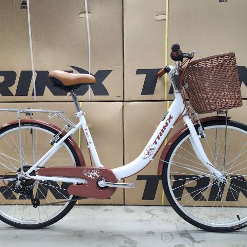 《免費送貨》TRINX CUTE 1.0 - 6速 V剎 24吋 淑女車