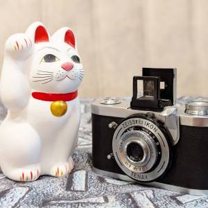 招財貓 Zeiss Ikon Tenax 135菲林/底片的正方形機械菲林機/底片機