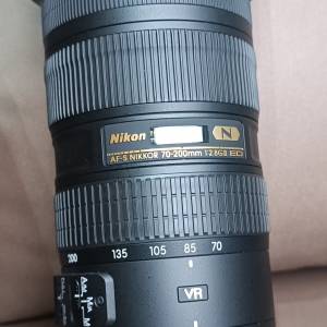 Nikon AF-S 70-200mm f2.8G  ED VRII 連TC17EII