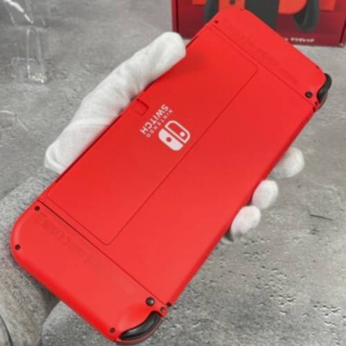 任天堂 Switch 64GB OLED Mario 红色游戏机 1 天发货完好翻新