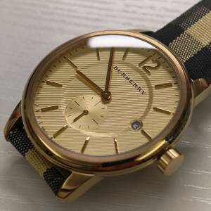 NOS New Old Stock BURBERRY 全新存倉貨男女合用手錶 絕頂高貴大方