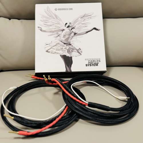 Audiomica Kammer Gold 2.5m喇叭線（蕉插） (98%新淨)