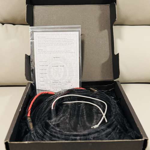 Audiomica Kammer Gold 2.5m喇叭線（蕉插） (98%新淨)