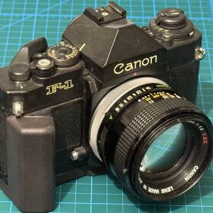 Canon New F1 跟FD 50 1.4