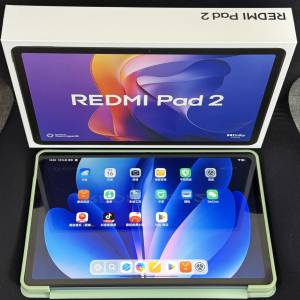 99%新 REDMI PAD 2 青色 6GB內存+128GB儲存