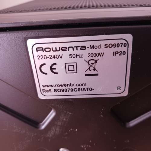 Rowenta 2000W Turbo Excel 暖風機 fan heater SO9070