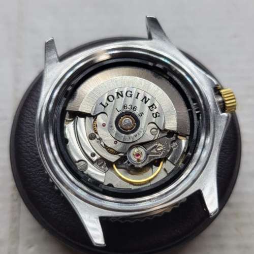 LONGINES K金鋼自動星期日曆表，已洗油行走全正常、全原裝