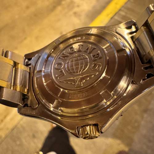 LONGINES K金鋼自動星期日曆表，已洗油行走全正常、全原裝