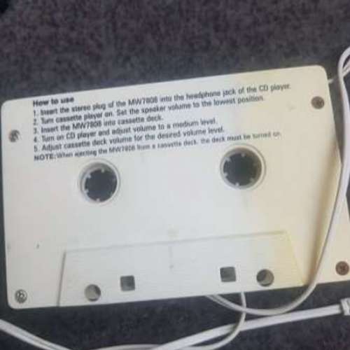 汽车音频 aux 磁带适配器Car Audio Cassette to Aux Adapter, 3.5 MM  Tape Adapter