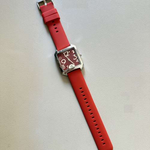 【IK】Red Quartz Watch 橙紅色石英錶