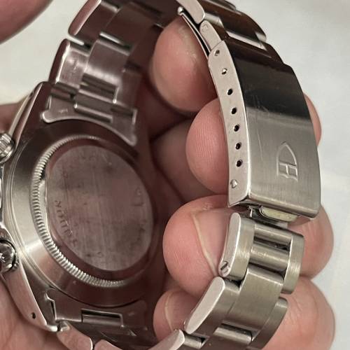 好X型😂 TUDOR 79280 TIGER 少有黑面熊貓 78400板帶11格 淨錶 $27800