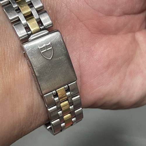 TUDOR 72033 金鋼 白面金羅馬字 新裝實金帶 boy size $7800