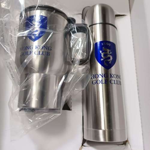 香港哥爾夫球會Hong Kong Golf Club 不銹鋼水瓶及不銹鋼水杯