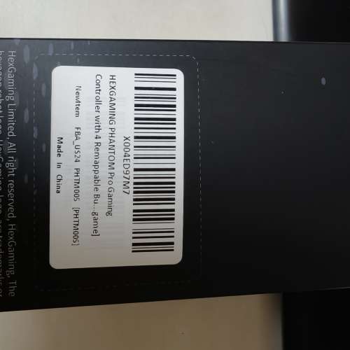 99% New HEXGAMING PHANTOM PS5/PC Wireless Controller with 4 Adjustable Triggers