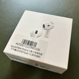 Apple AirPods (第4代) 真無線耳機 (主動消噪型號)-全新未開封