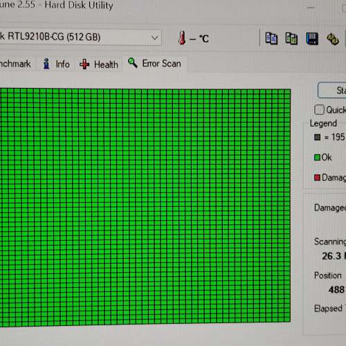 Intel 512GB M.2 NVMe SSD disk