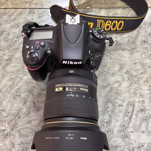 Nikon D600 + 24-120 F4 G VR $3500