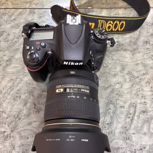 Nikon D600 + 24-120 F4 G VR $3500