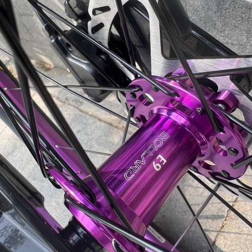 (原裝車前輪已改裝紫色 BOLLARD) 2026 新顏色 JAVA ANDA 9速 軟尾鋁合金山地車 送水...