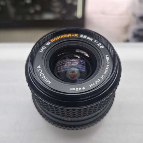 MINOLTA MD W.ROKKOR-X 28MM F2.8
