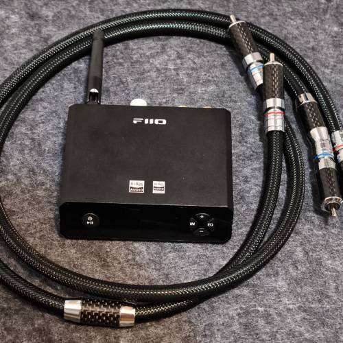 FIIO BR13 + 屏蔽RCA 單聲銅鍍銀0.75M 過機線