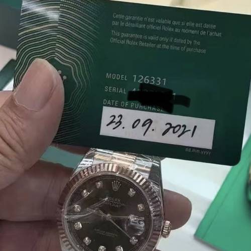 ROLEX 126331 出世咭唔見左 淨錶 12格 $118000