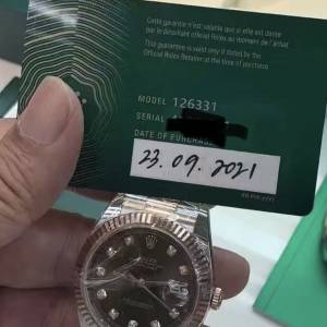 ROLEX 126331 出世咭唔見左 淨錶 12格 $118000