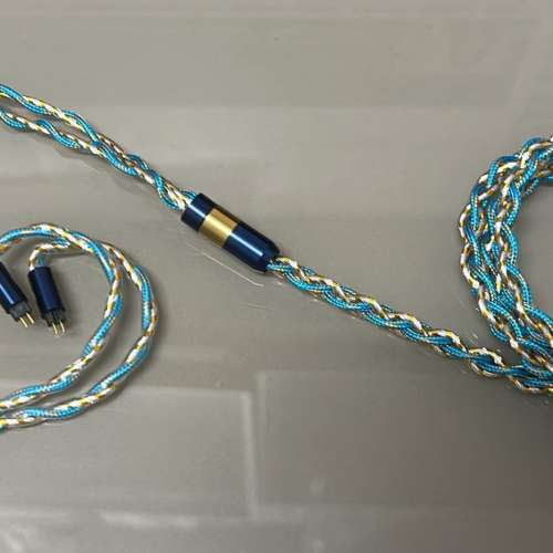 [限量1條]旋轉拍賣認證(線名:海妖monster)(Gold foil wire)線材及(Frozen sterling...