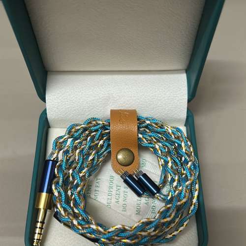 [限量1條]旋轉拍賣認證(線名:海妖monster)(Gold foil wire)線材及(Frozen sterling...