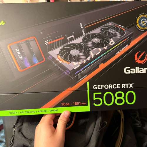 行貨 Manli Gallardo GeForce RTX 5080 OC 16GB GDDR7