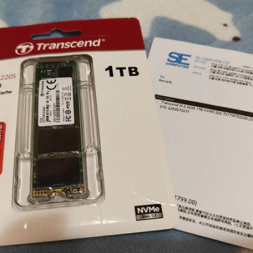 Transcend 1TB NVME SSD