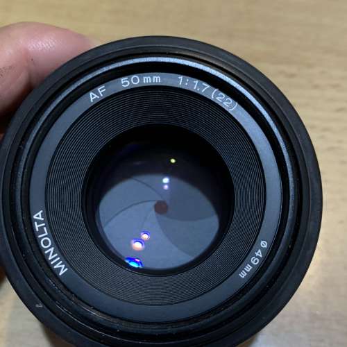 Minolta 50mm 1.7大光圈鏡頭 連德製Filter鏡片清冇花冇霉 98成新