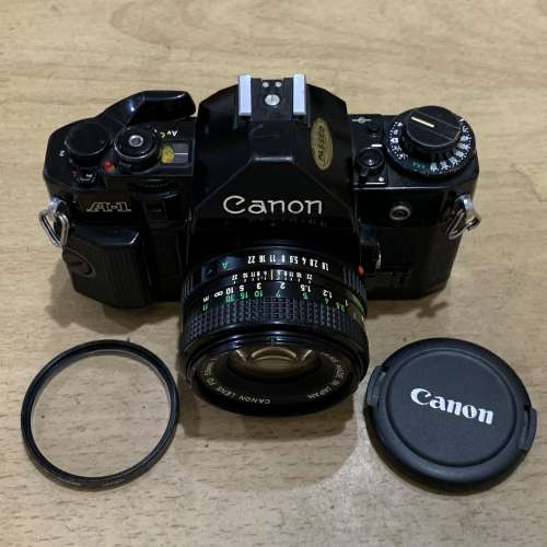 超平Canon A-1 連廠50mm 1.8光圈鏡頭 全正常 機身冇凹凸