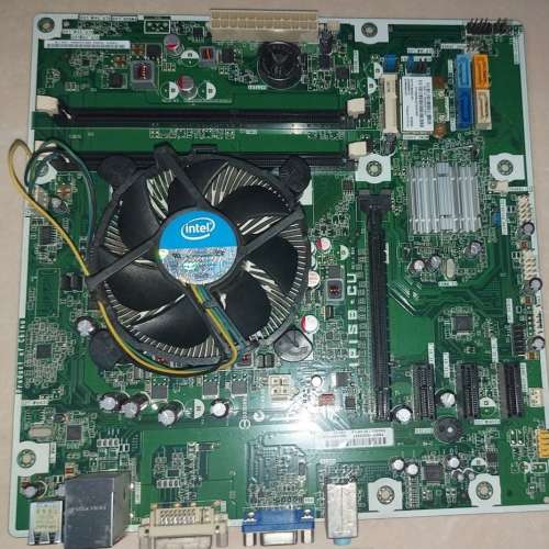 突然唔著. HP IPISB-CU Rev:2.00 mATX Motherboard w/ CPU+heatsink fan+WIFI CARD