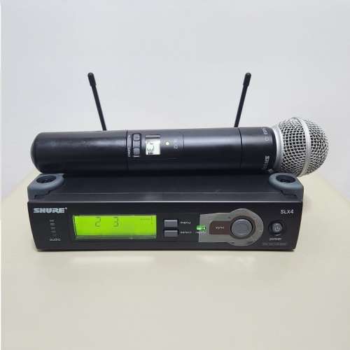 原裝Shure舒爾SLX4-P4 SM58專業無線咪Mic Wireless Microphone卡拉ok