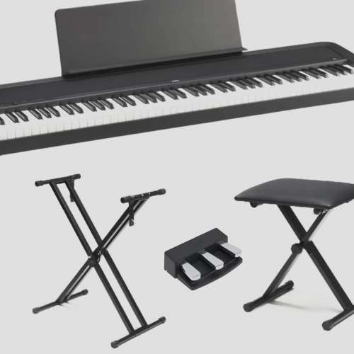 Korg B2 數碼鋼琴 連X琴架 椅 3腳踏,1腳踏 譜架