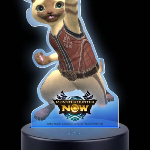 Monster Hunter Now 貓貓造型燈立牌