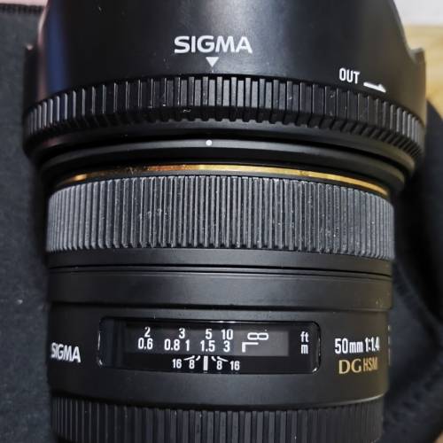 sigma 50mm F1.4 DG Canon EF Mount