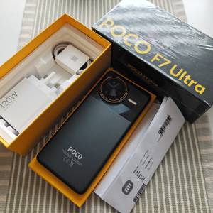 POCO F7 Ultra 手機 (黑色) 16+512g