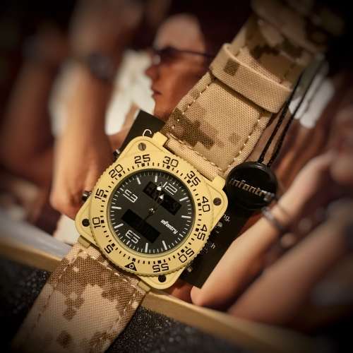 Infantry 運動形黃迷彩錶 (少有只係此一隻)