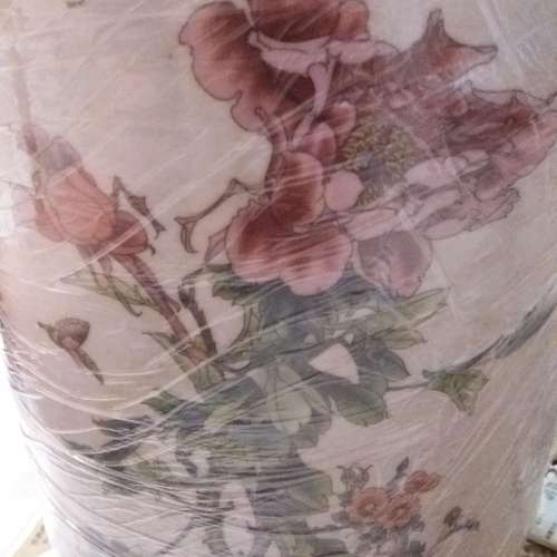 花開富貴傘桶或字畫桶