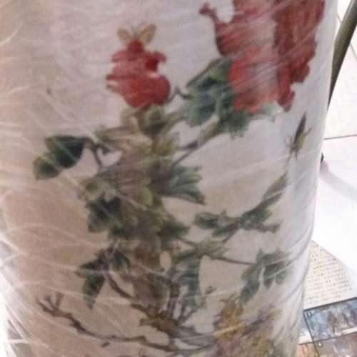 花開富貴傘桶或字畫桶